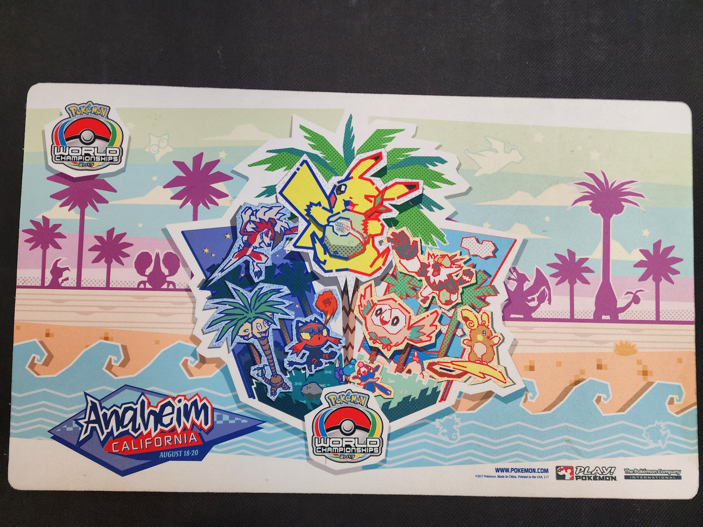 Pokemon: World Championships 2017 Anaheim Playmat