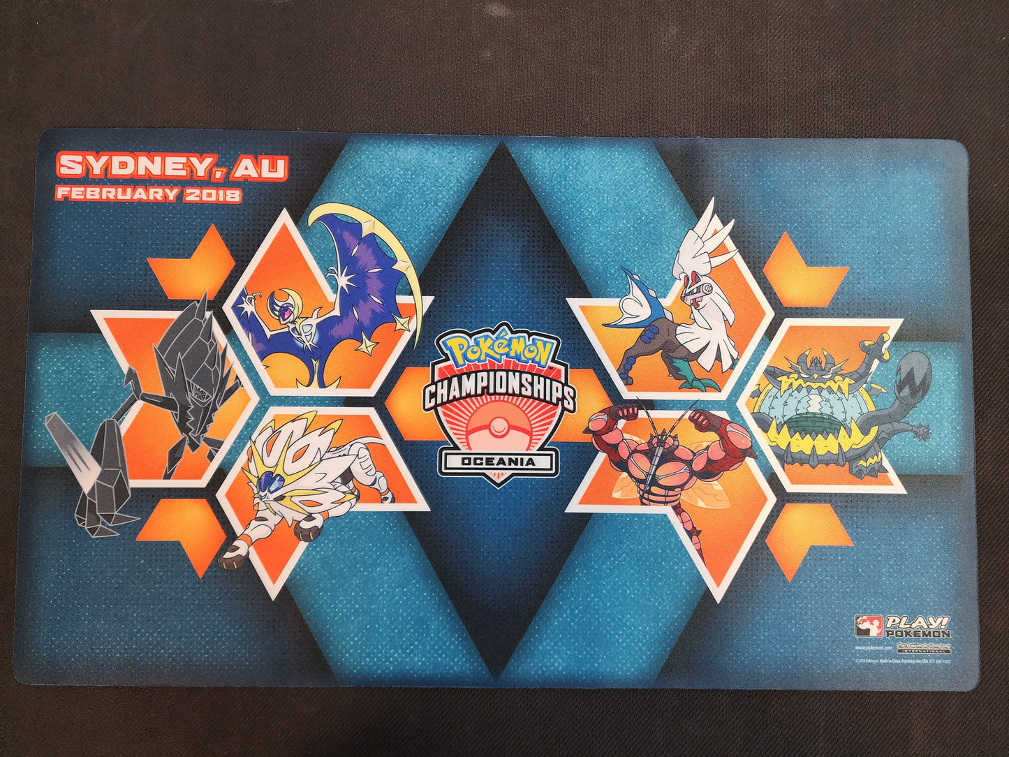 Pokemon: Championships Oceania Sydney 2018 Sun & Moon Playmat