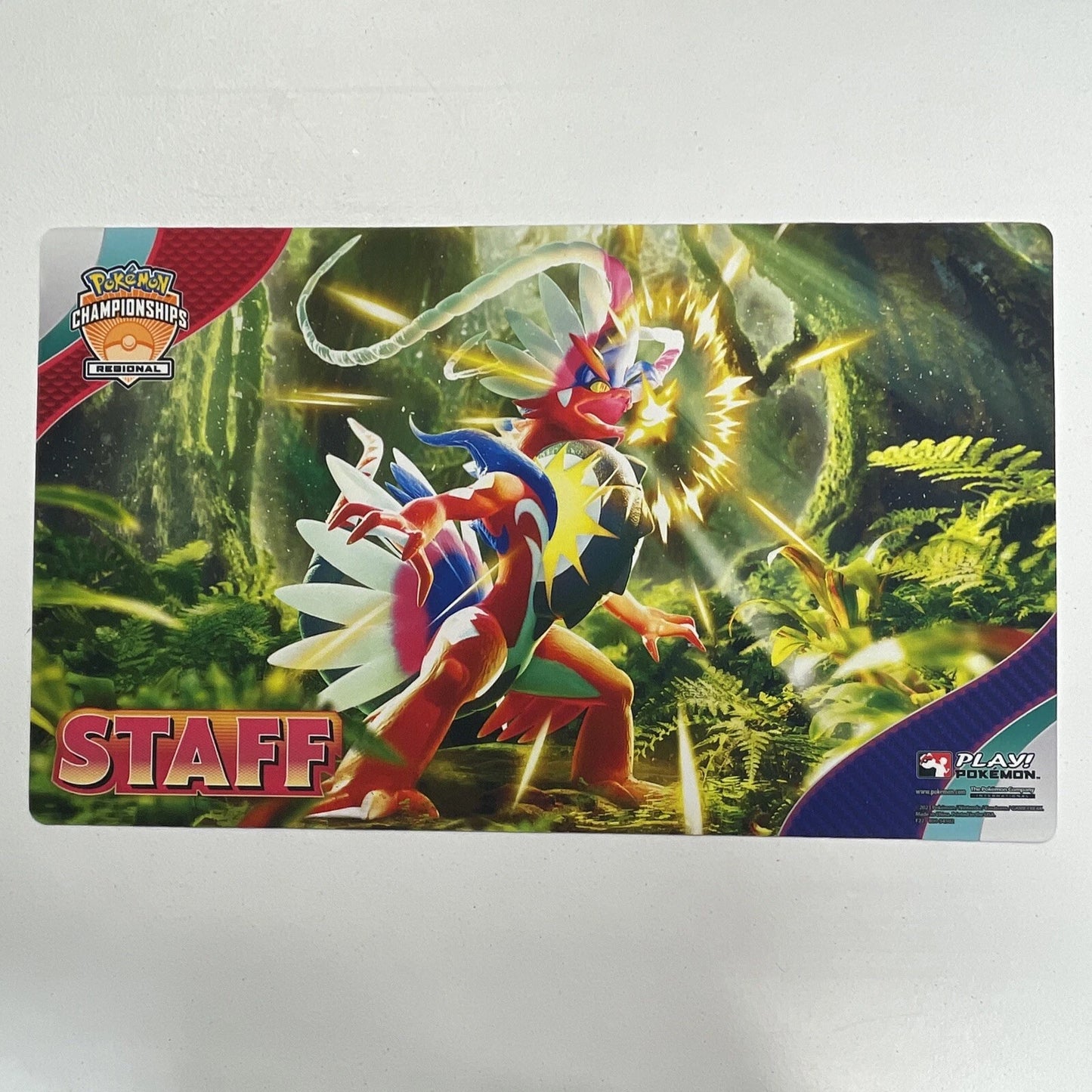 Pokemon: Koraidon 2024 Regional Championships STAFF Playmat