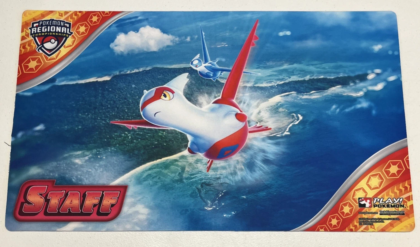 Pokemon: Latias Latios STAFF Stamped Playmat Regional Championships 2025
