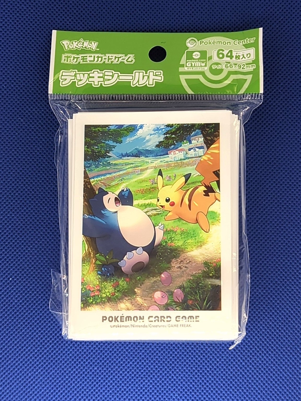 Pokemon: Pokemon Center Snorlax & Pikachu Kanto Adventure Sleeves