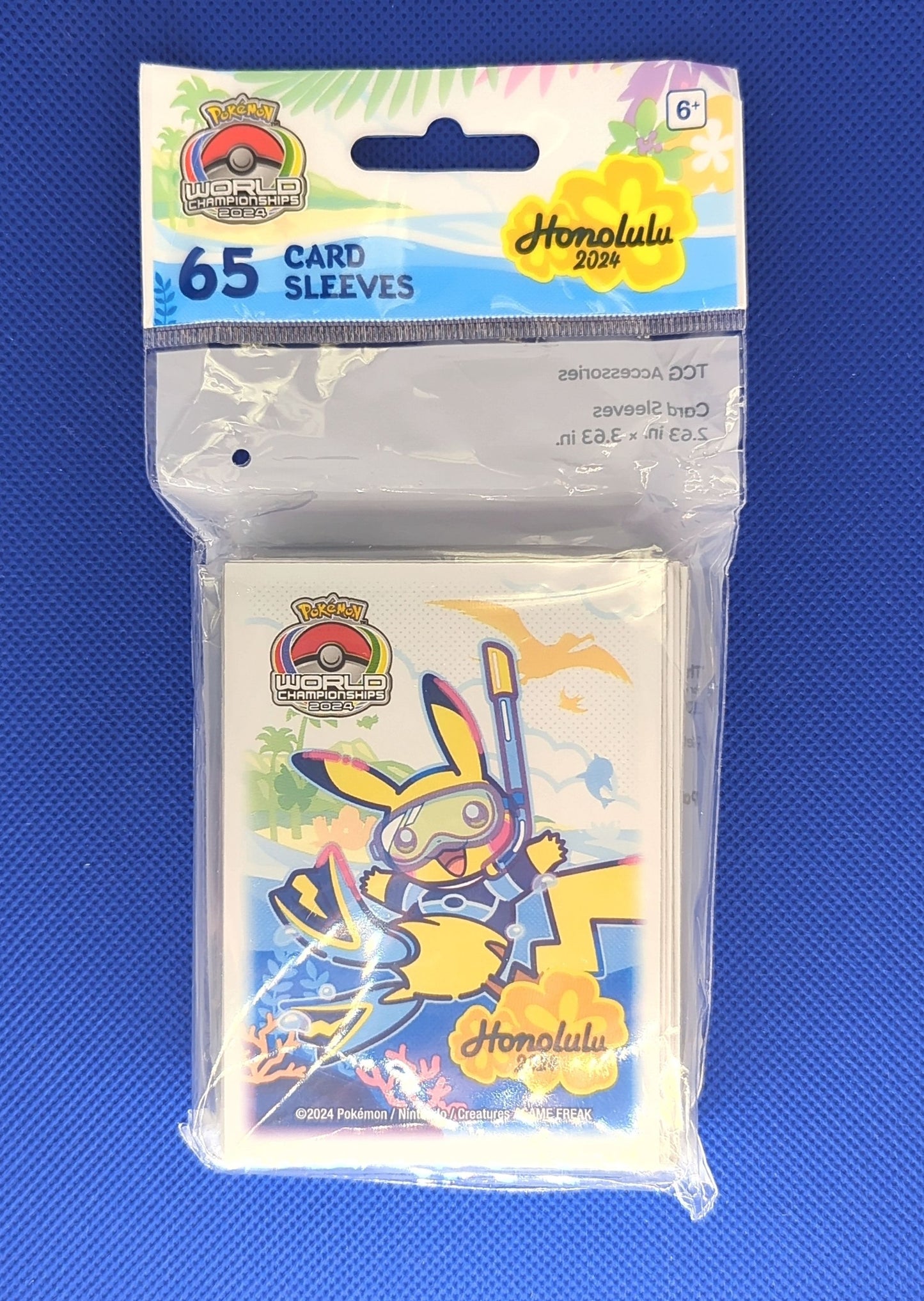 Pokemon: World Championships 2024 Honolulu Pikachu Sleeves