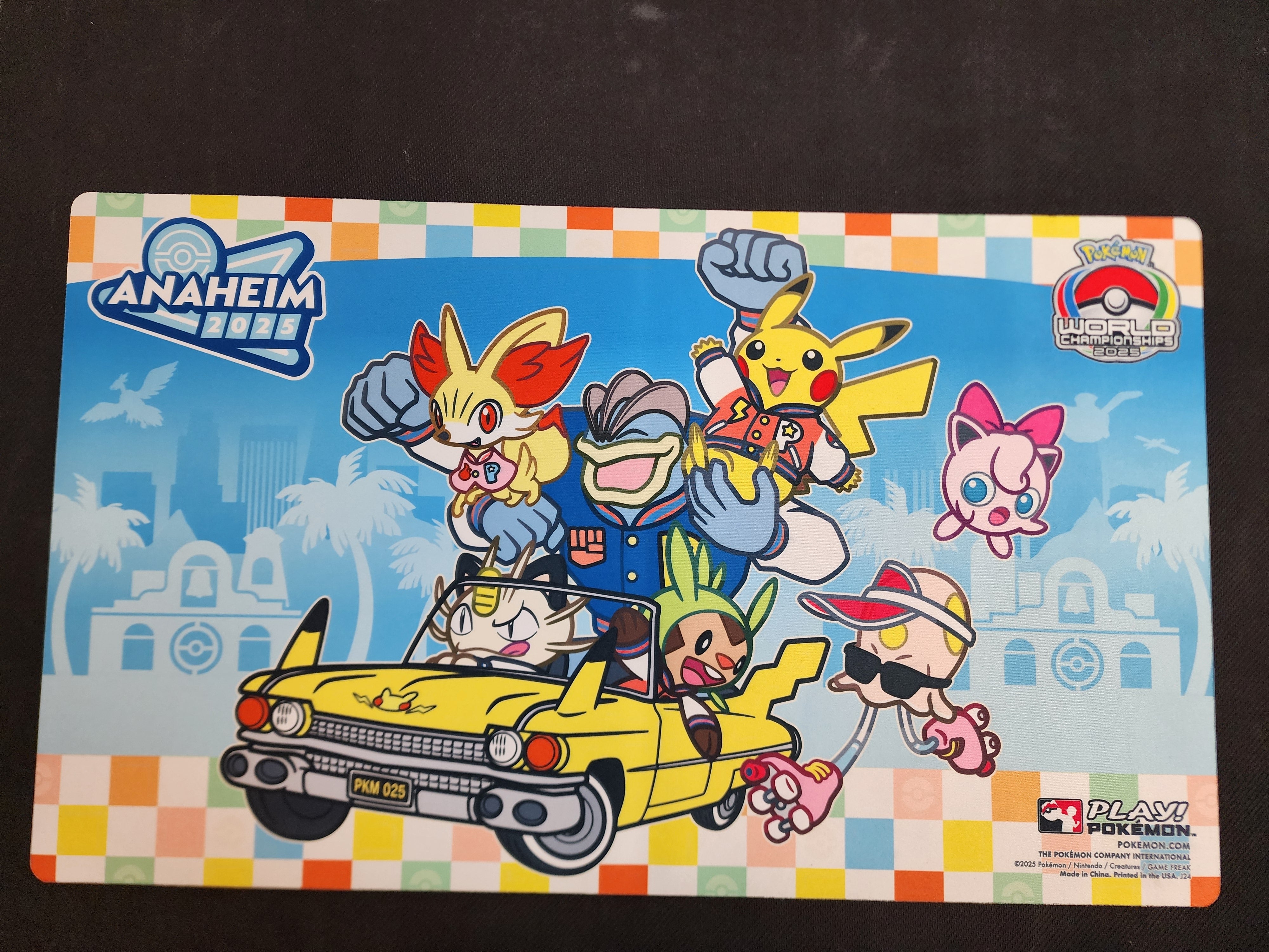 Pokemon: World Championships 2025 Anaheim Playmat – Kayfabe Online