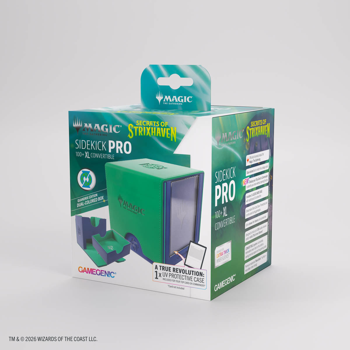 Magic: Gamegenic Sidekick Pro 100+ XL Convertible - Secrets of Strixhaven