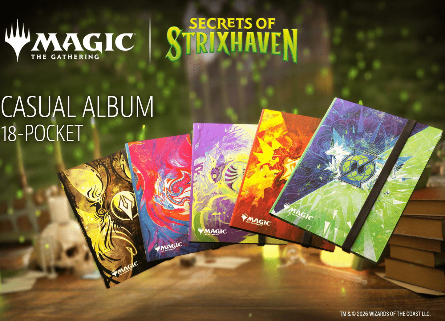 Magic: Gamegenic Casual Album 18 Pocket - Secrets of Strixhaven