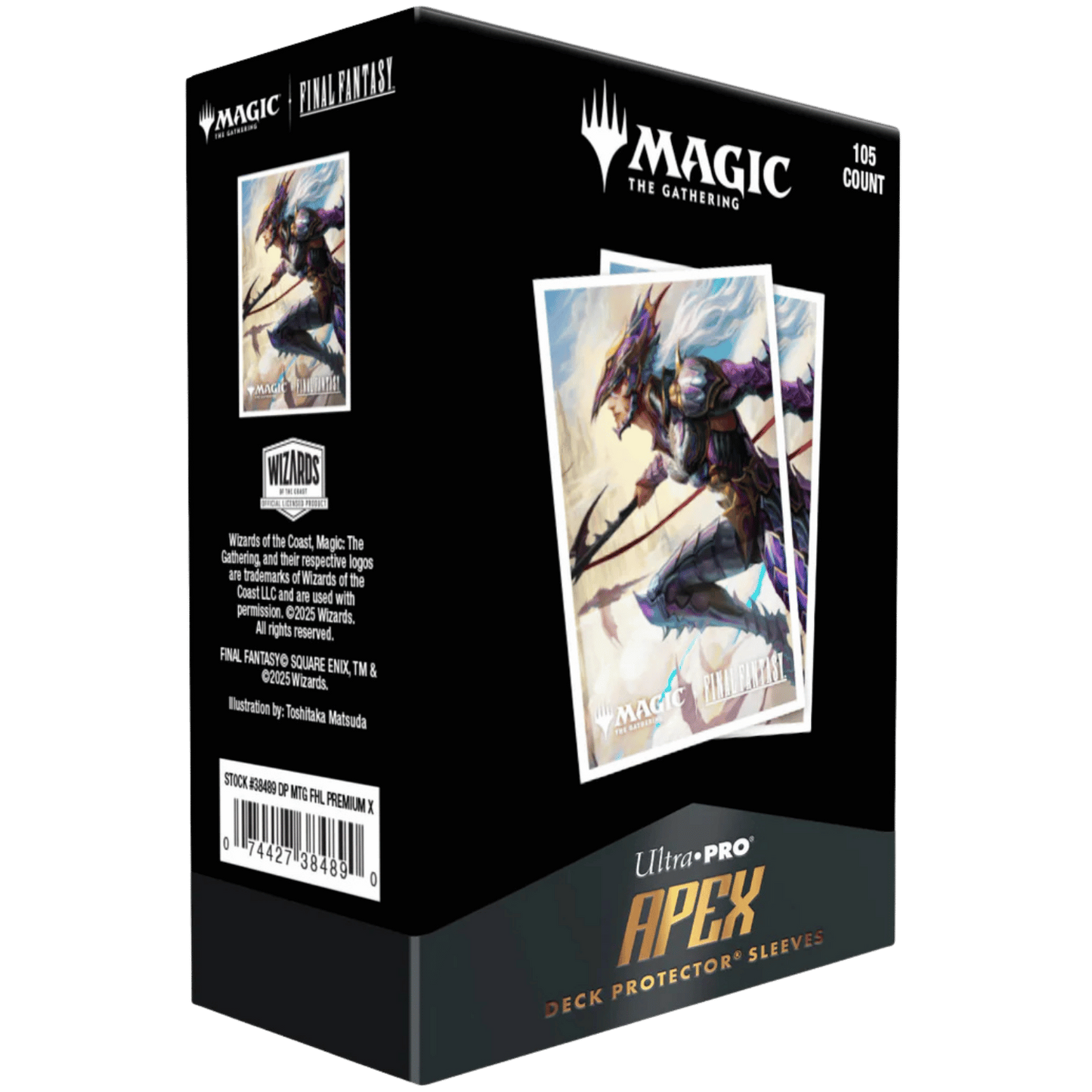 Ultra Pro Apex Sleeves Final Fantasy Kain Traitorous Dragon