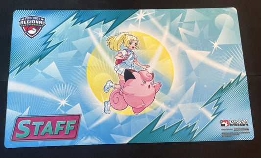 Pokemon: Lillie's Clefairy STAFF Regional Playmat