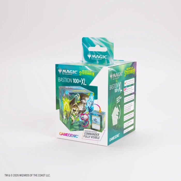 Magic: Gamegenic Bastion 100+ XL - Secrets Of Strixhaven Windowed Deck Box