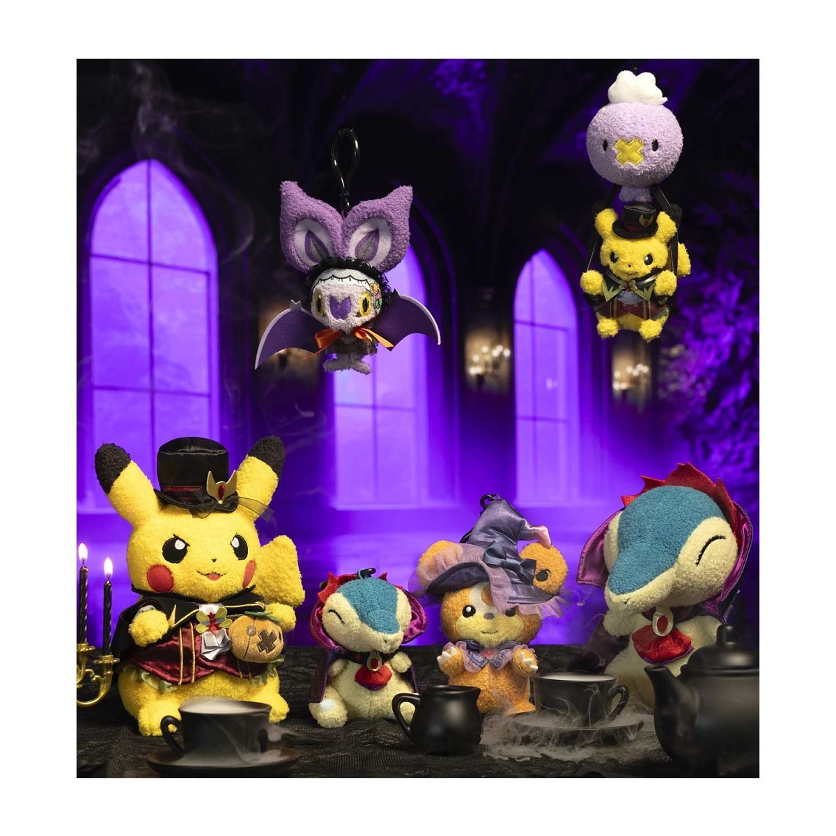 Pokemon: Cyndaquil Halloween Ghost Chateau Plush