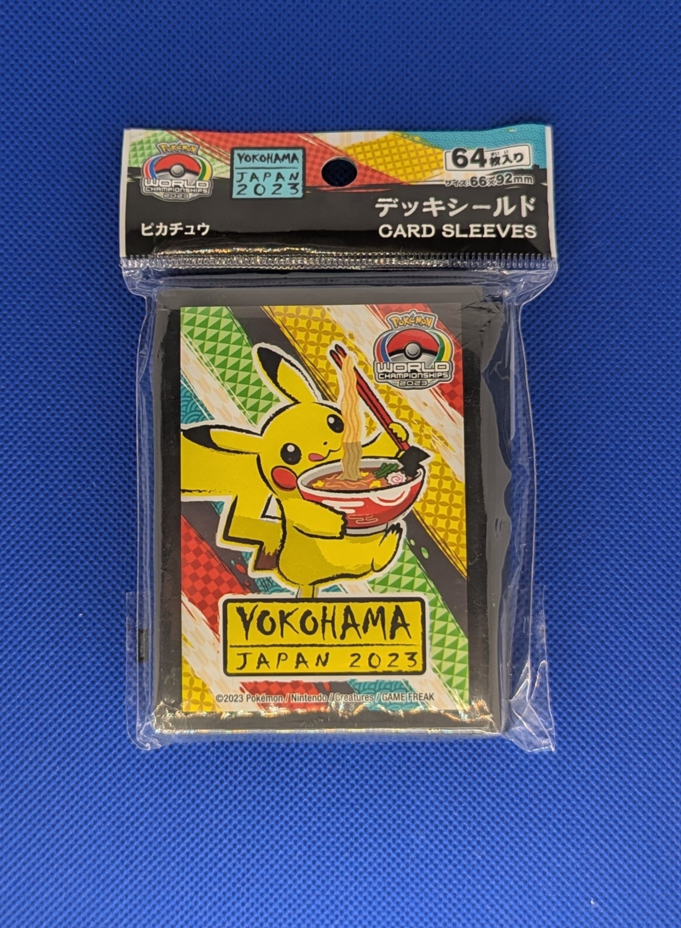 Pokemon: World Championships 2023 Yokohama Pikachu Ramen Sleeves