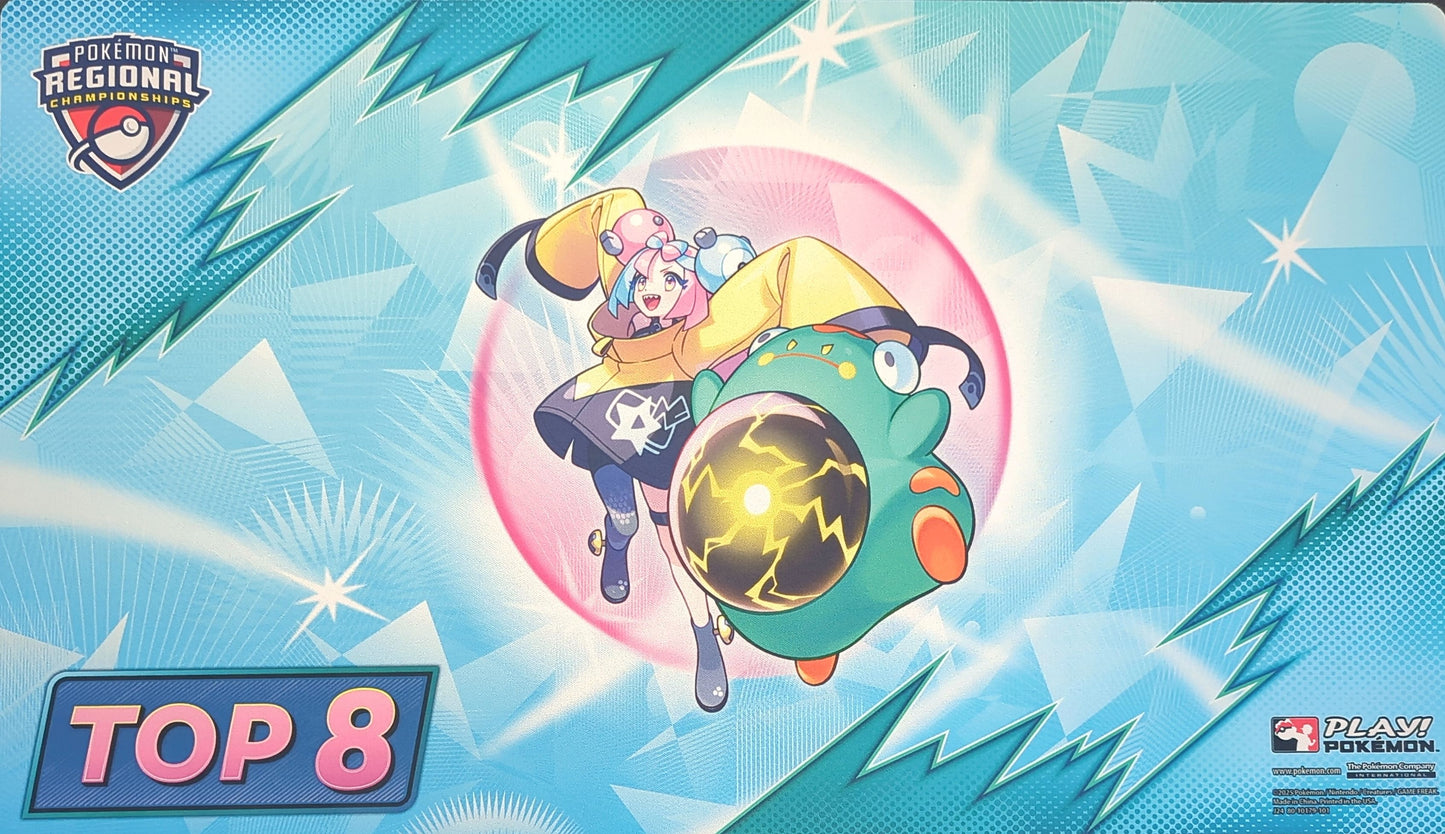 Pokemon: Iono Bellibolt Regional Championship Top 8 Playmat