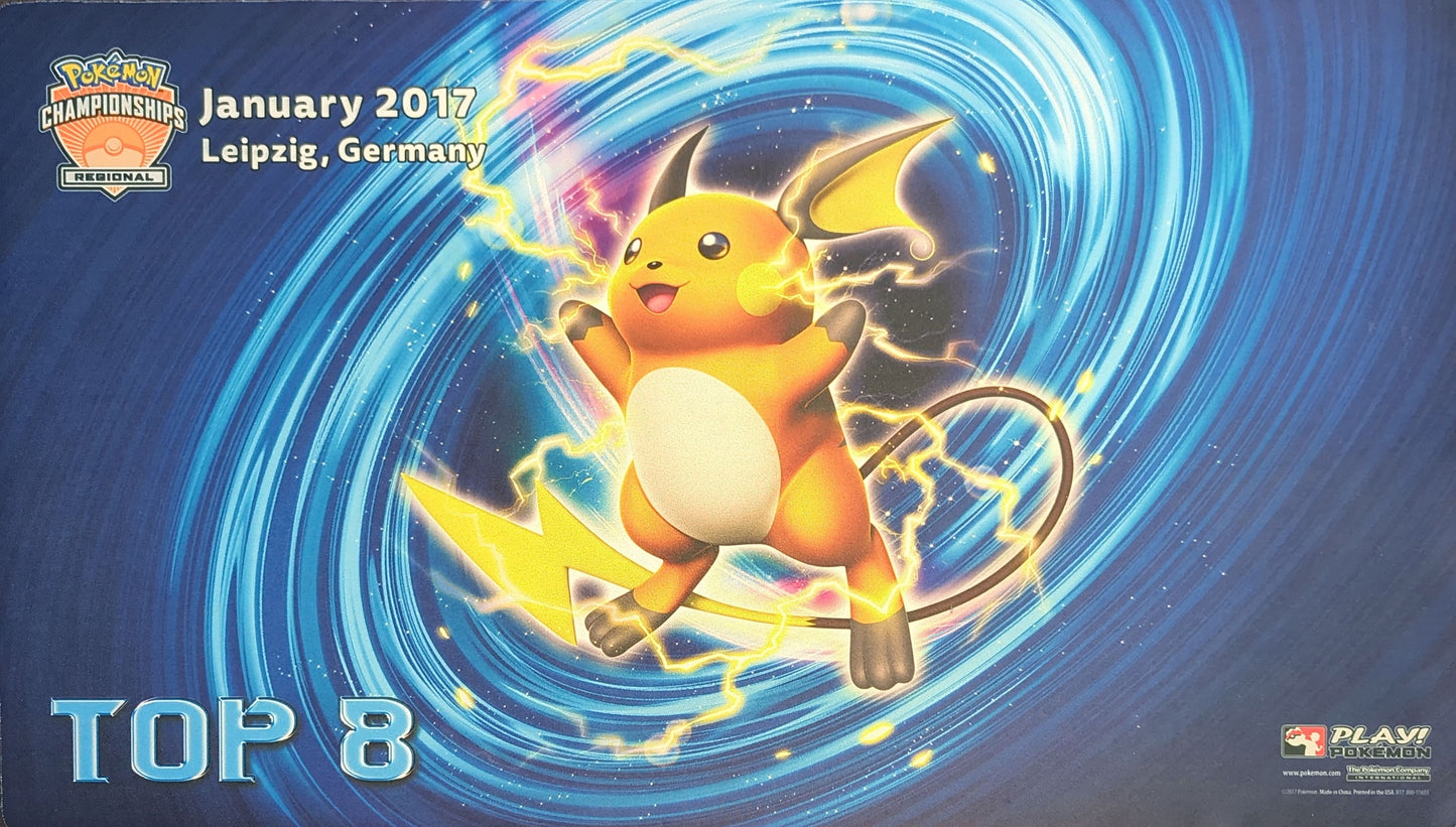 Pokemon: Regional 2017 Germany Top 8 Raichu Playmat