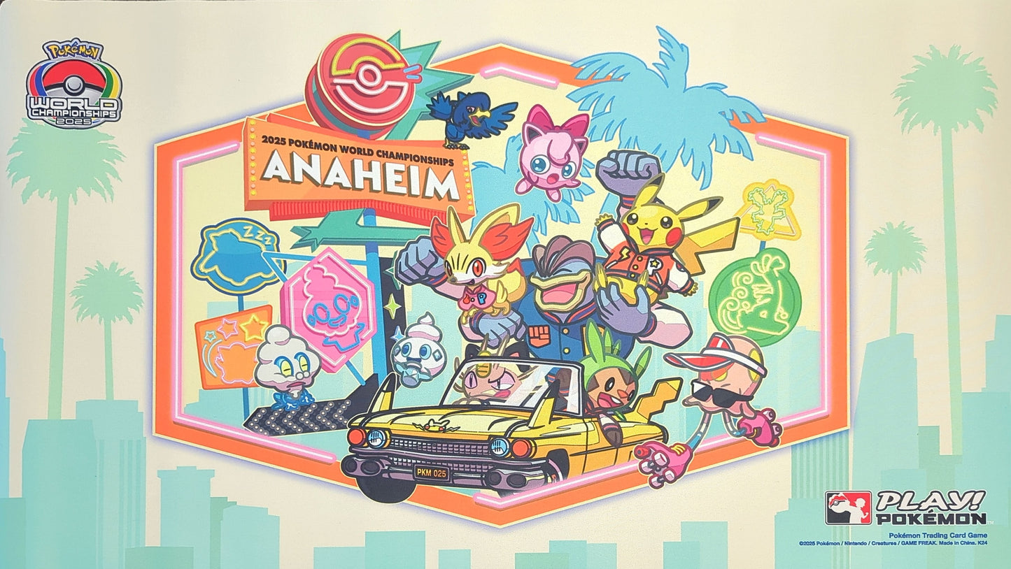 Pokemon: 2025 Championships Anaheim Beach Skater Playmat