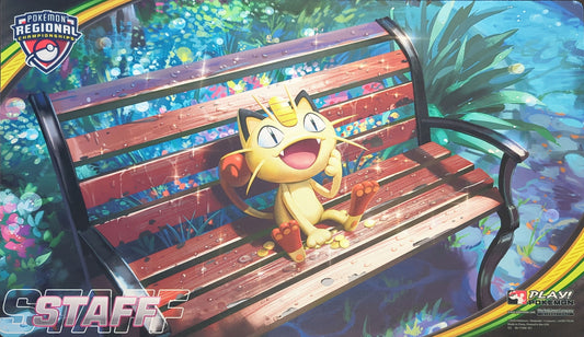 Pokemon: 2026 Regional Championship Staff Meowth Playmat