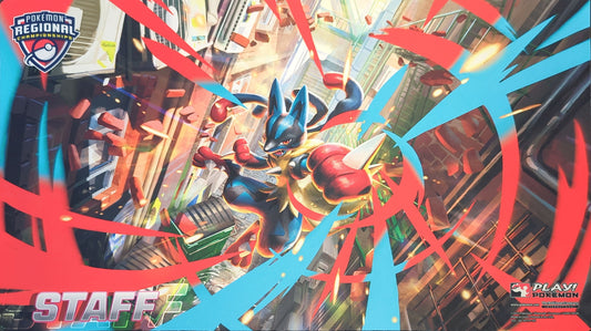 Pokemon: 2025 Regional Championship Lucario Staff Playmat