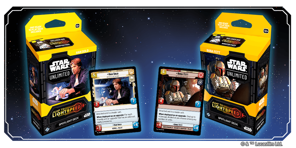 Star Wars Unlimited: Jump to Lightspeed Spotlight Deck