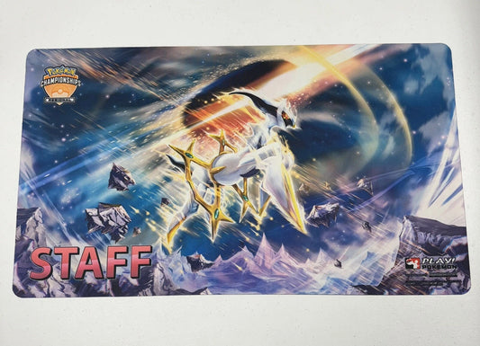 Pokemon: UTAH REGIONAL PLAYMAT ARCEUS LEGENDS STAFF MAT