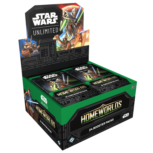 Star Wars Unlimited: Homeworlds Booster Display