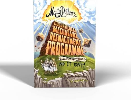 Monty Python Cocurricular Mediaeval Reenactment Programme with Black Beast Custom Dice Set