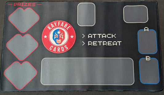 Kayfabe Cards: Pokemon Playmat Retro Style